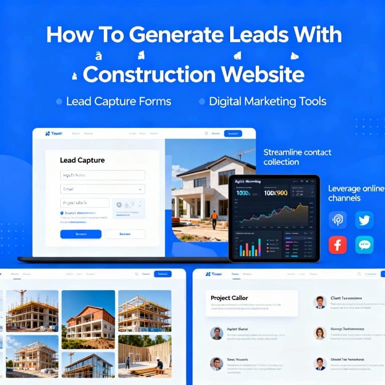 How To Generate Leads With a Construction Website