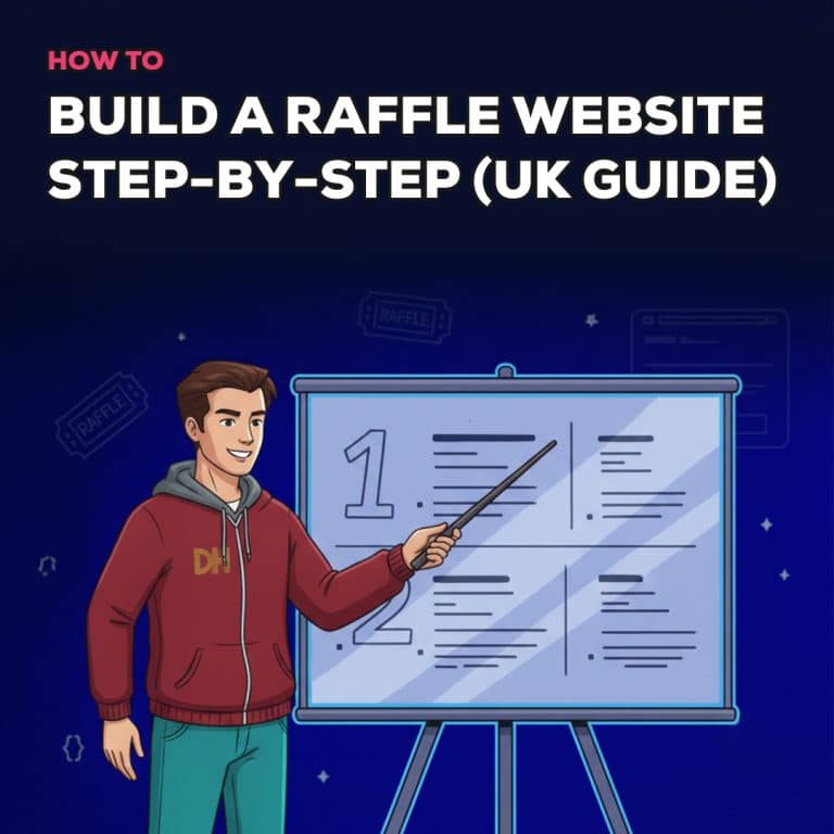 UK raffle competition website builders 10