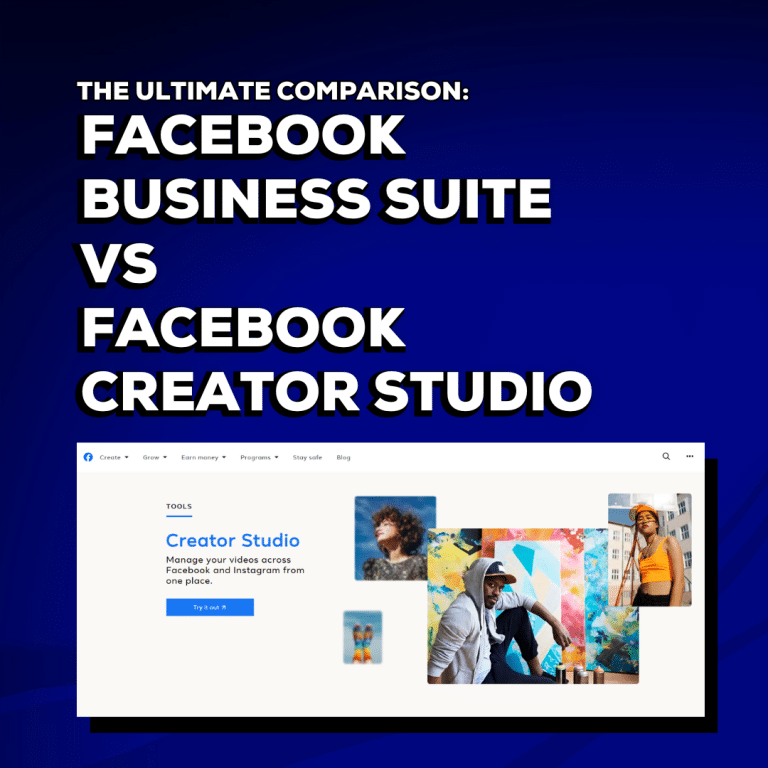 Facebook business suite vs Facebook creator studio