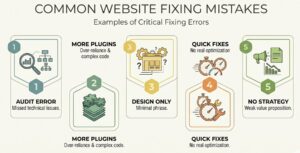 Common Mistakes When Fixing WordPress Websites