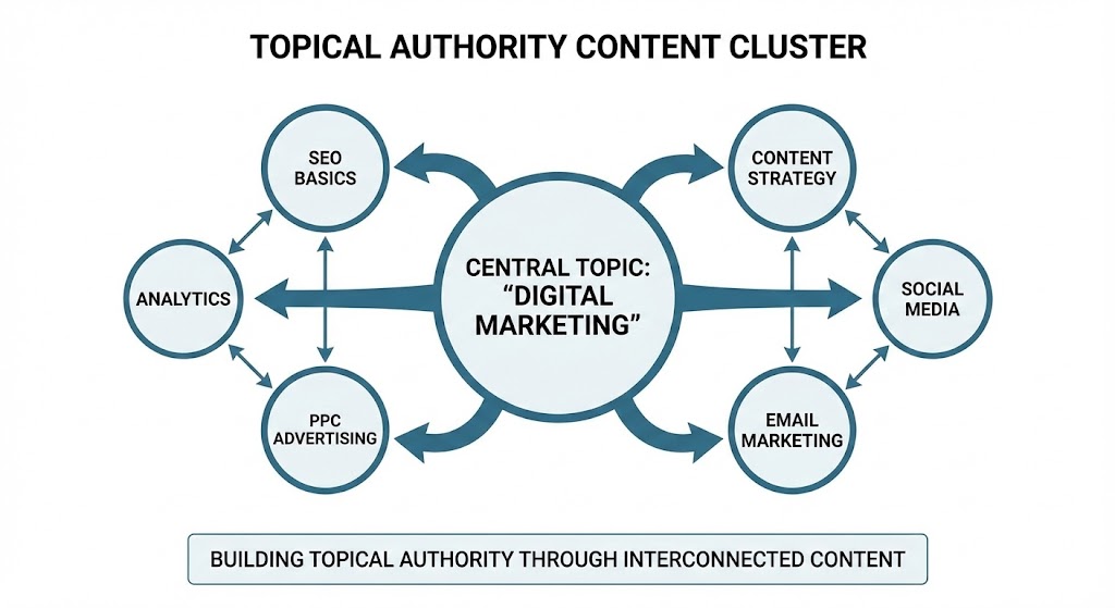build topical authority not just isolated pages