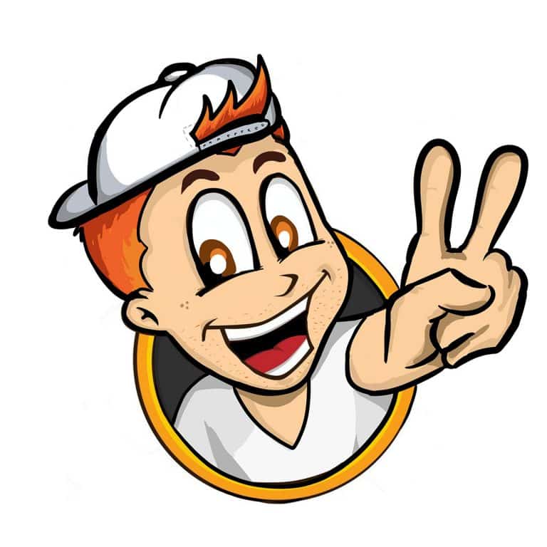 design of cartoon logo for the Postivity Podcast