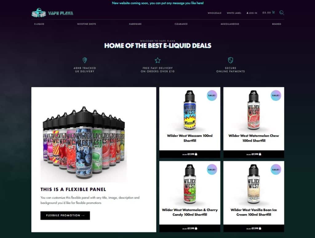 Vaping website developers