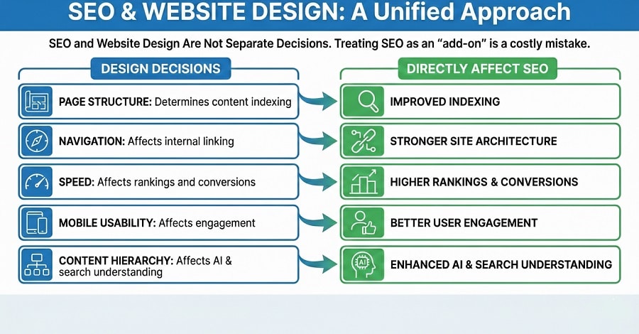 seo and website design should go together
