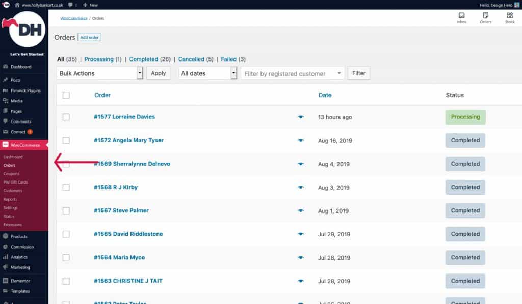 How to manage WooCommerce orders on E-commerce online store