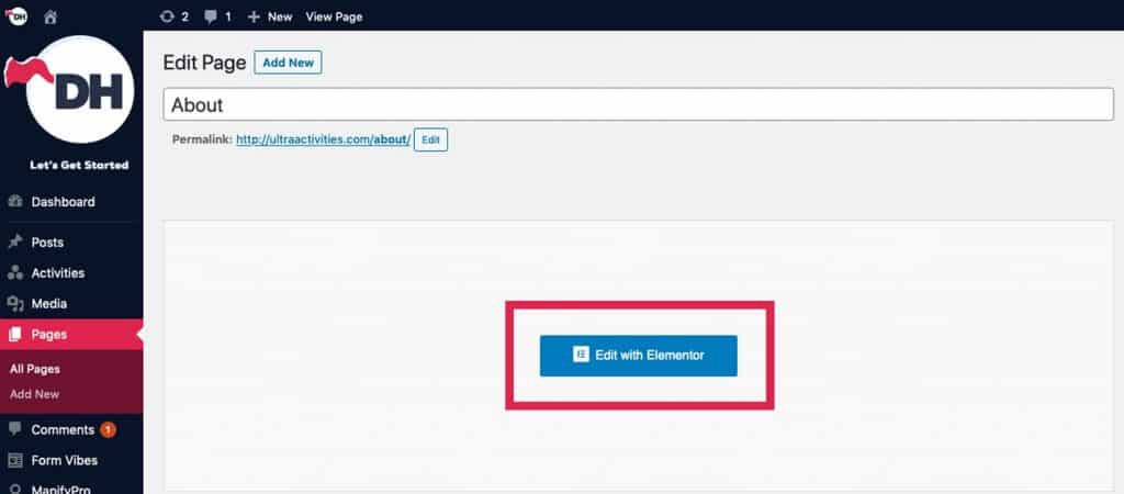 How to update your posts using Elementor page builder