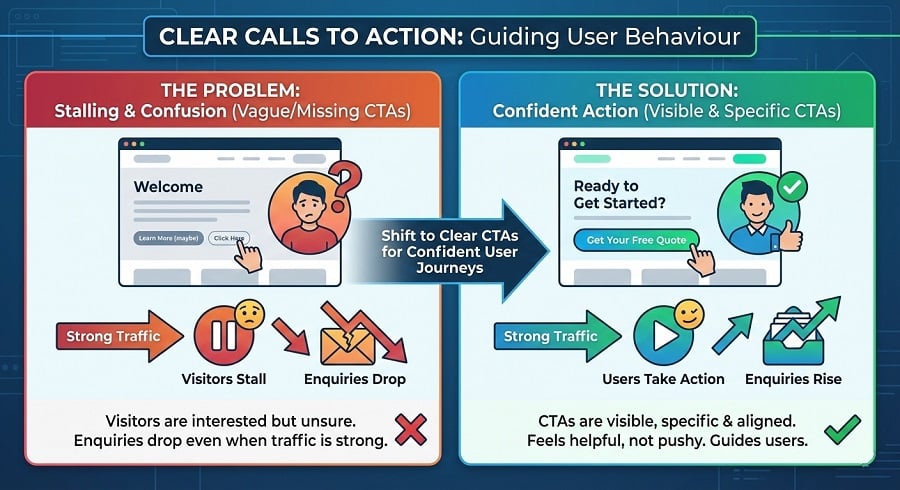 Website Design Standards Every UK Business Needs 2 website should contain clear calls to actions