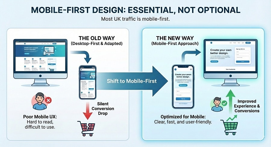 Website Design Standards Every UK Business Needs 1 website should have mobile first design