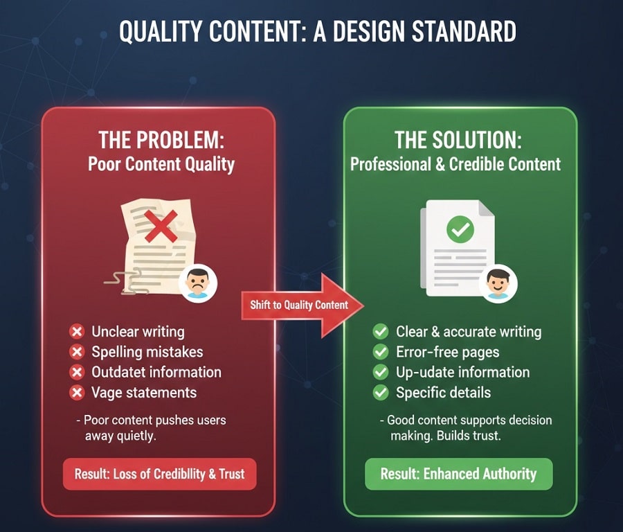 Website Design Standards Every UK Business Needs 3 website should have unique and quality content