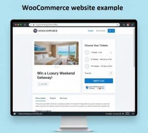 Best Platforms for Raffle Websites in 2026 3 WooCommerce raffle checkout on a UK competition website