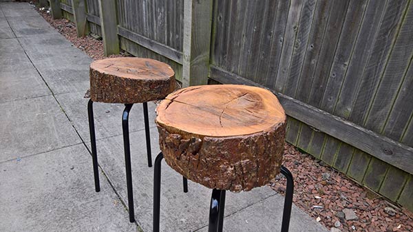 Ikea Log Stool 1