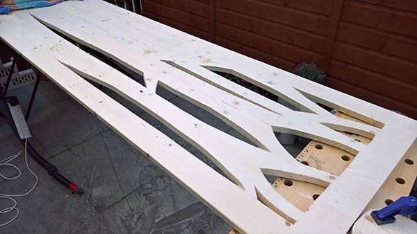 cutting of timber screens