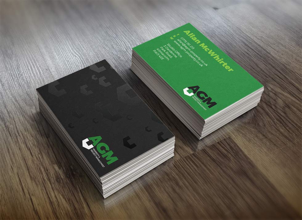 business card design for construction business