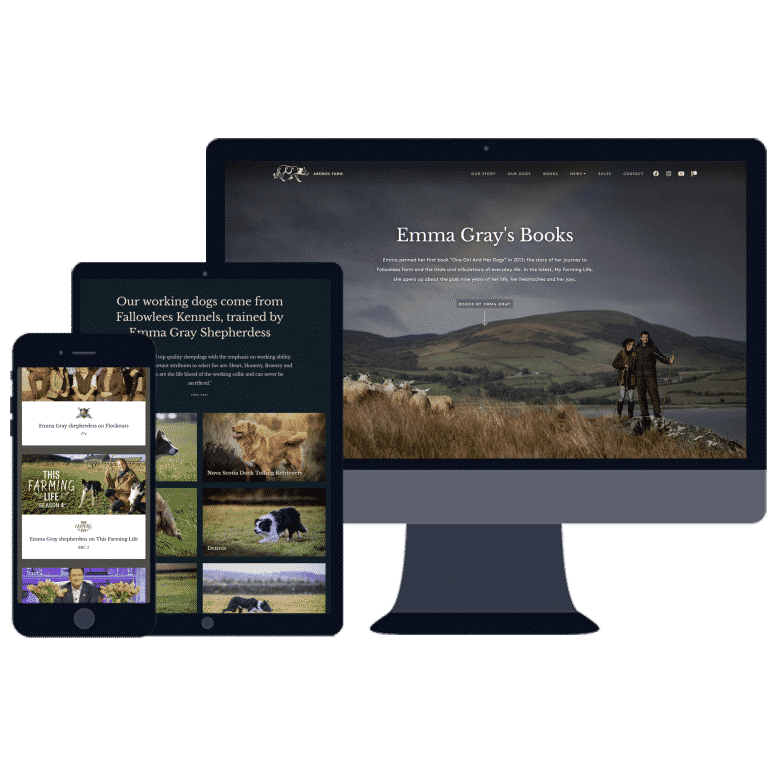 new website for Emma Gray on This Farming Life