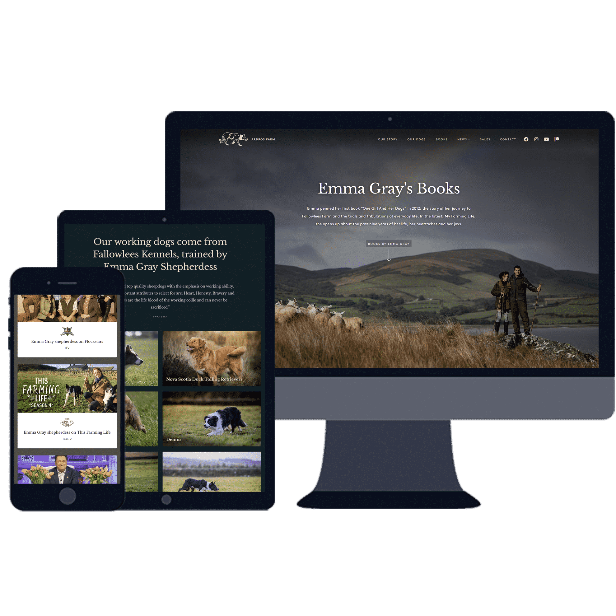 new website for Emma Gray on This Farming Life