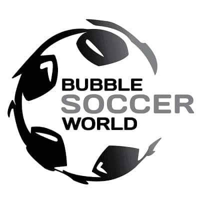 Bubble soccer world logo