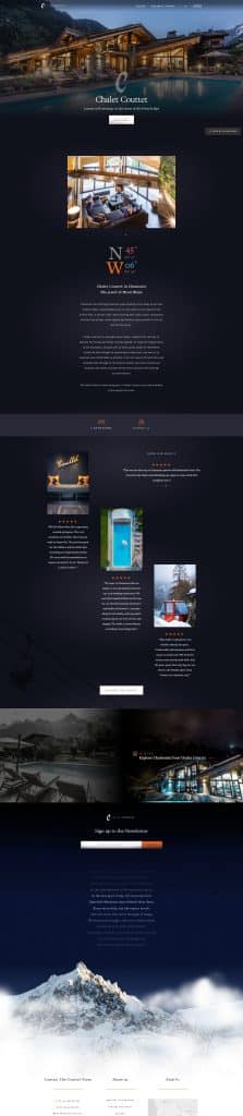 online booking website for holiday chalet