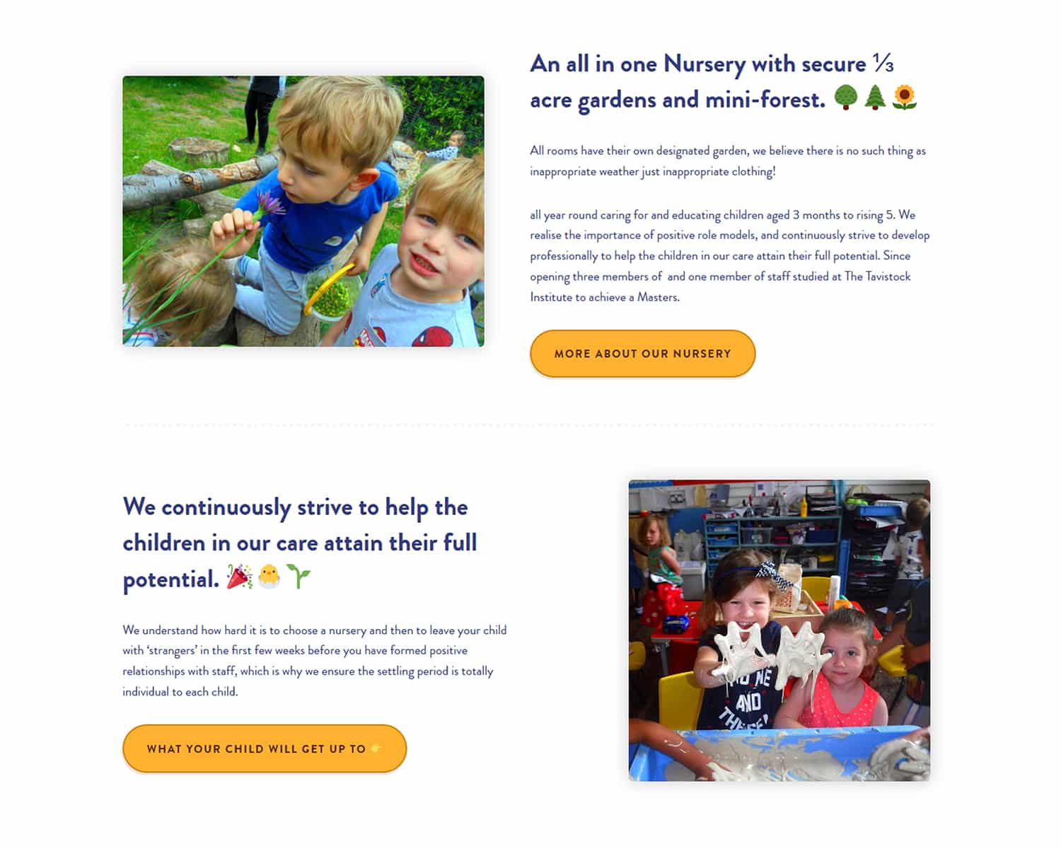 website for nursery