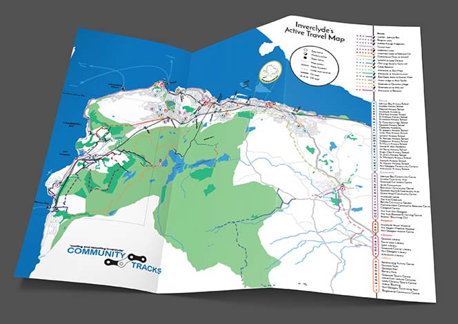 Design of community active travel map