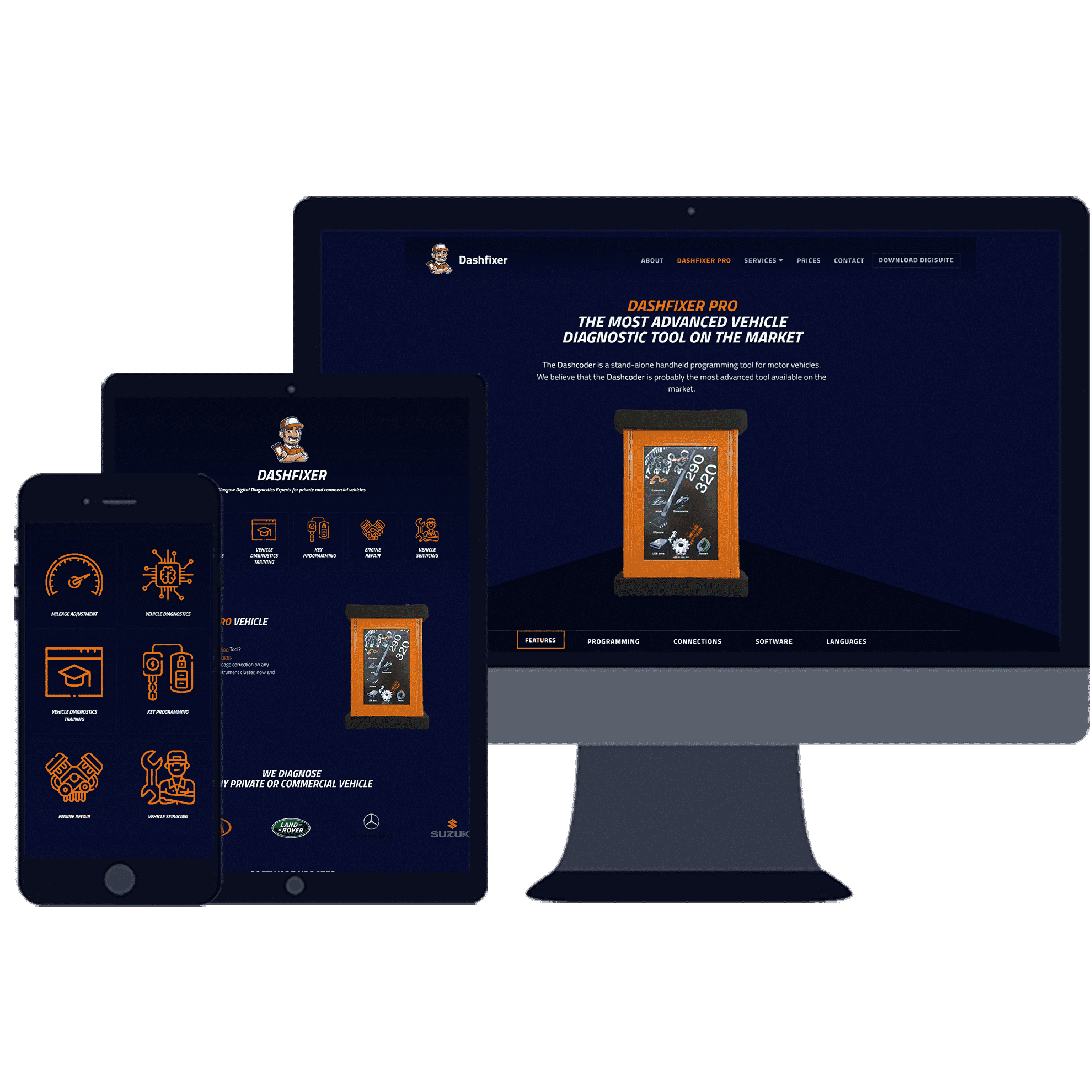 web designers for car mechanics