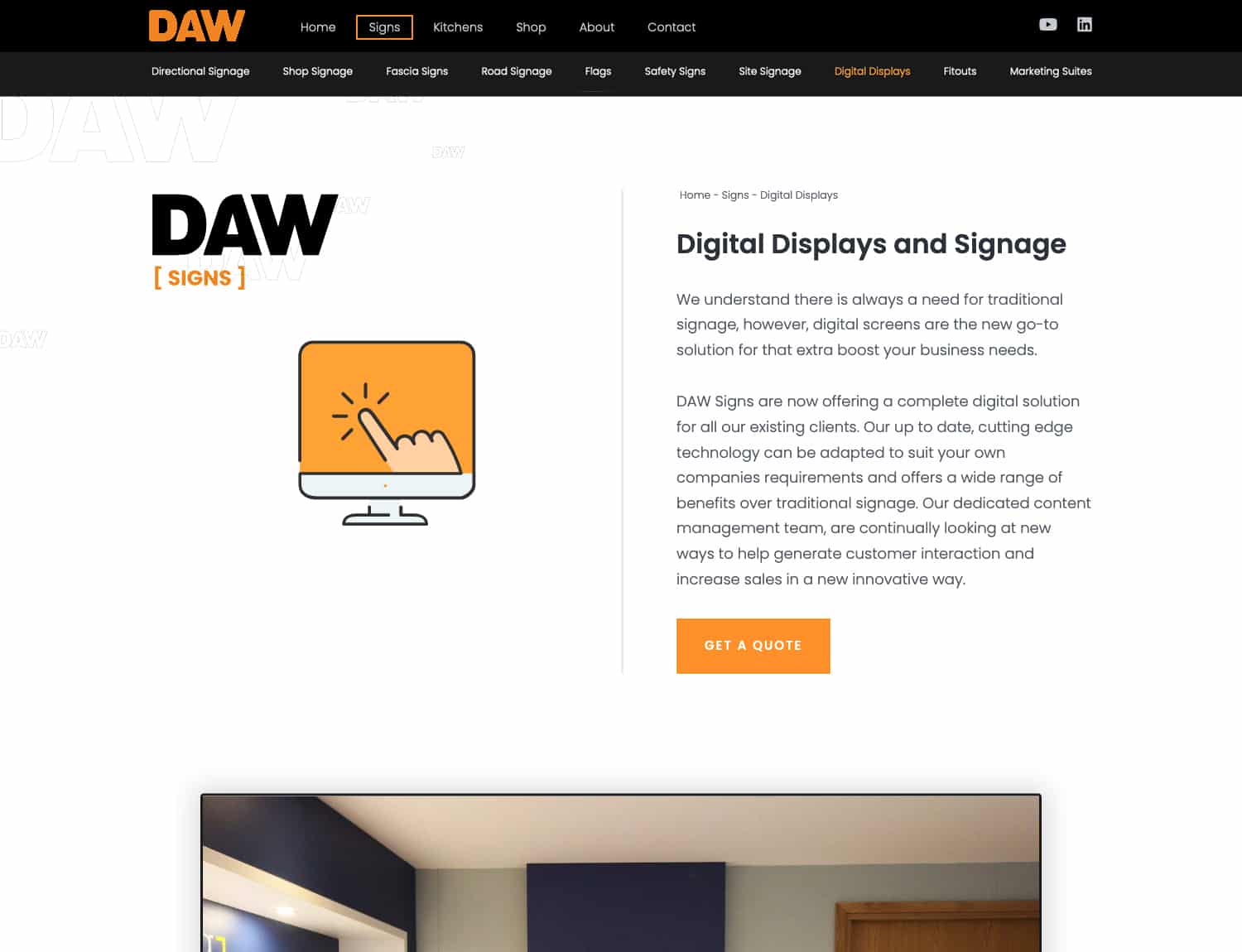 Website design for business in Glasgow
