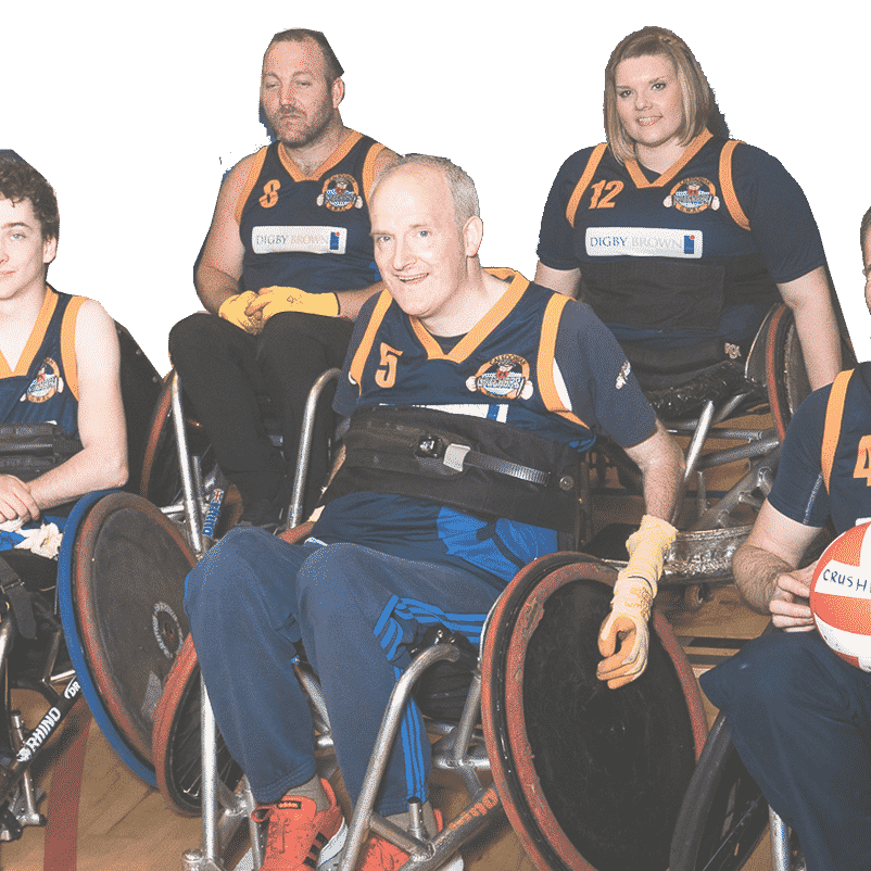 🏆 Glasgow Wheelchair Rugby Club Sports Design Projects Design Hero