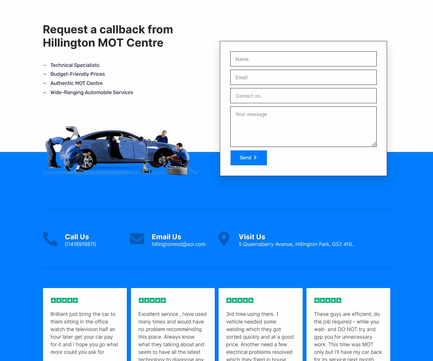 best UK website designers for motoring businesses