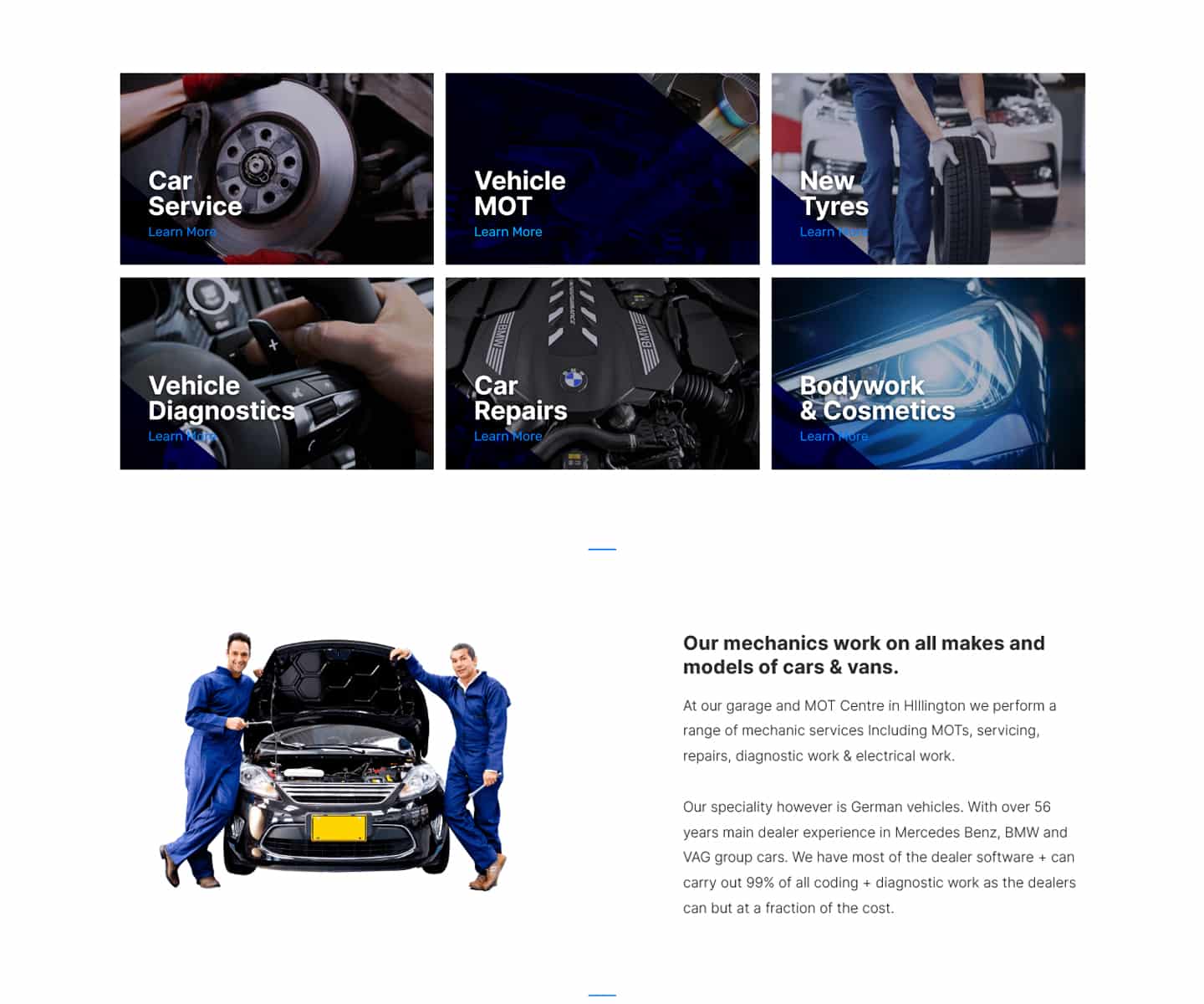 motoring website designers