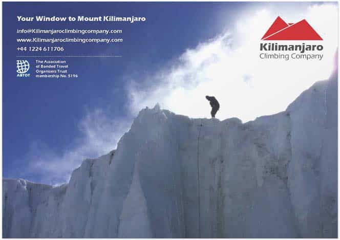 Brochure design for Kilimanjaro climbing company