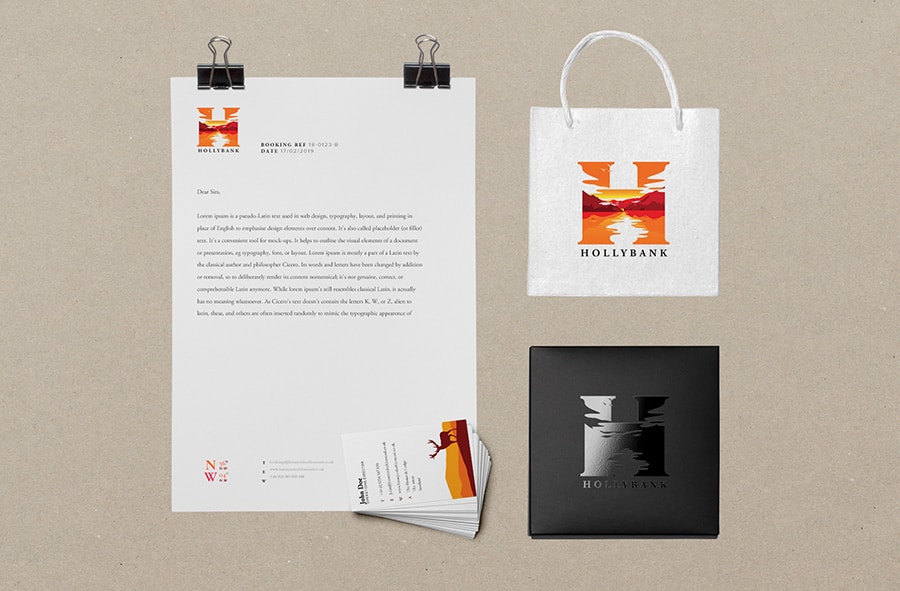 Design of business stationery