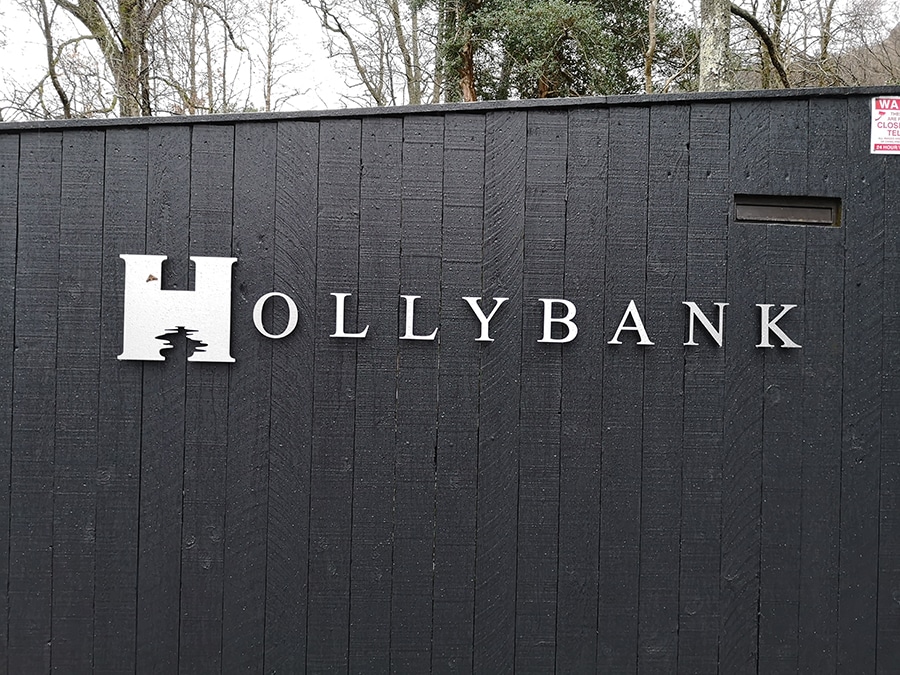 branded signage for self catering accommodation