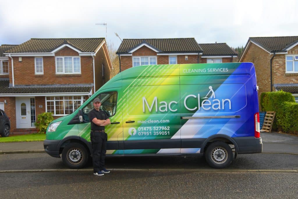 web design for cleaning business in Greenock