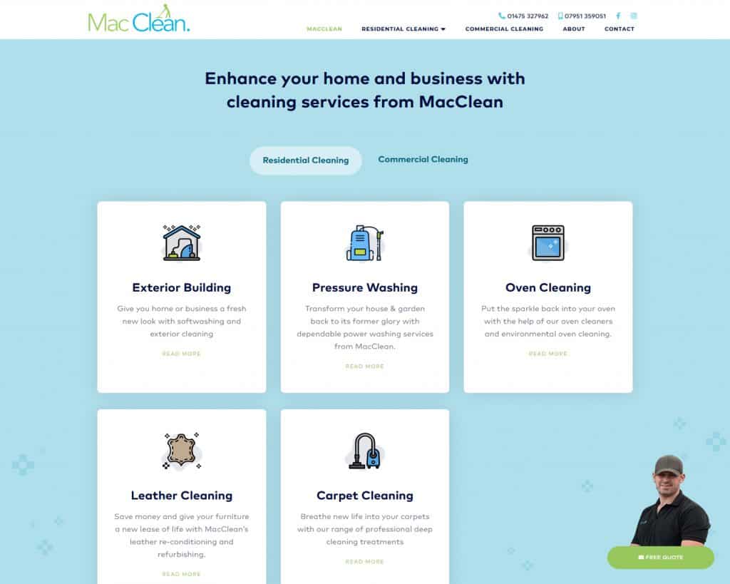🧹 sites For Cleaners In Greenock Design Hero