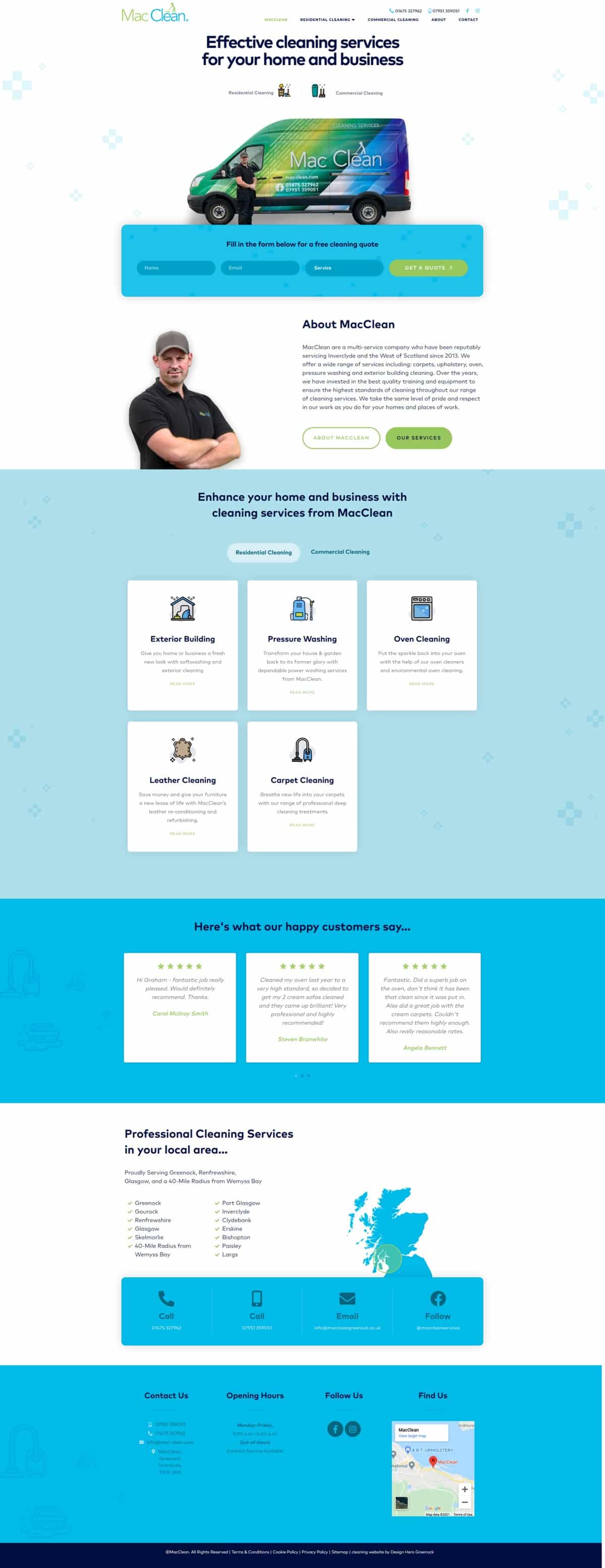 project macclean web featured desktop