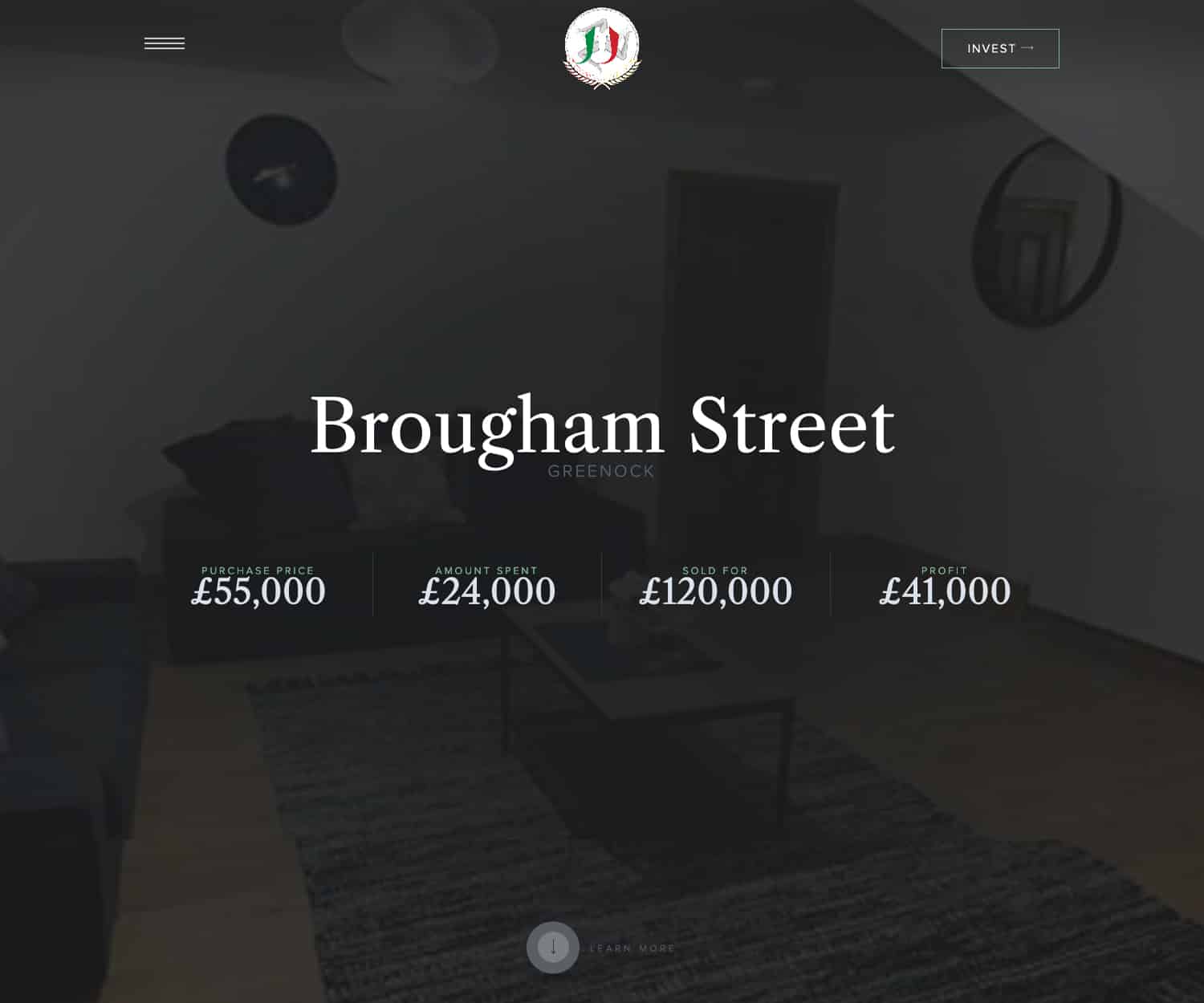 website design for property real estate business in Greenock