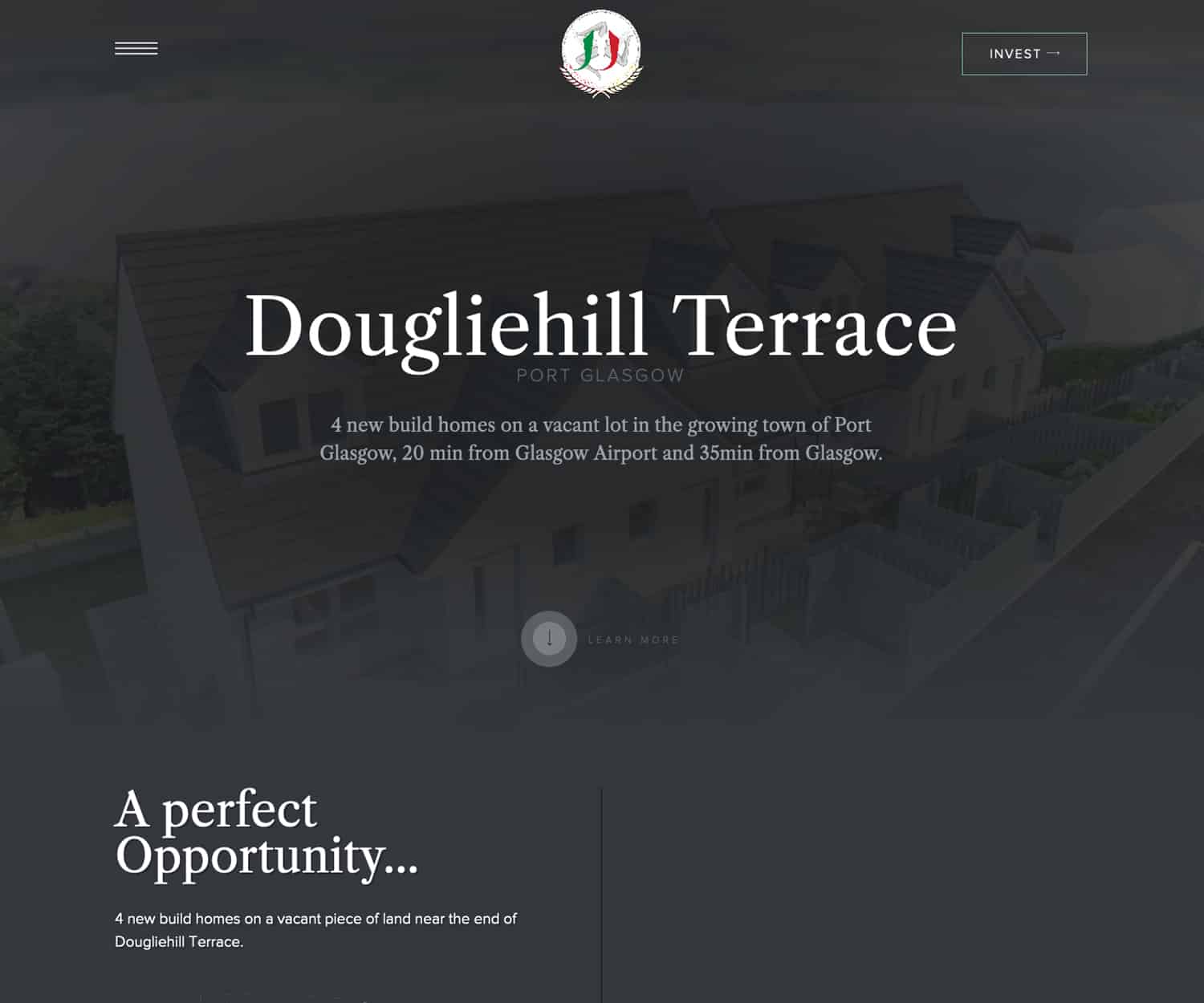 website design for property real estate business in Greenock