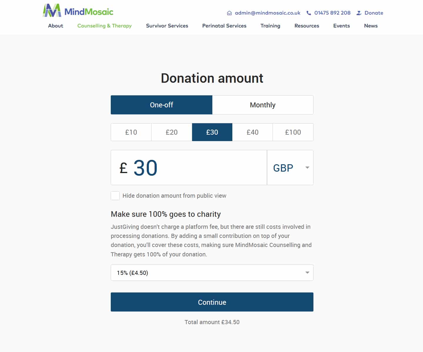 charity web developers in Greenock