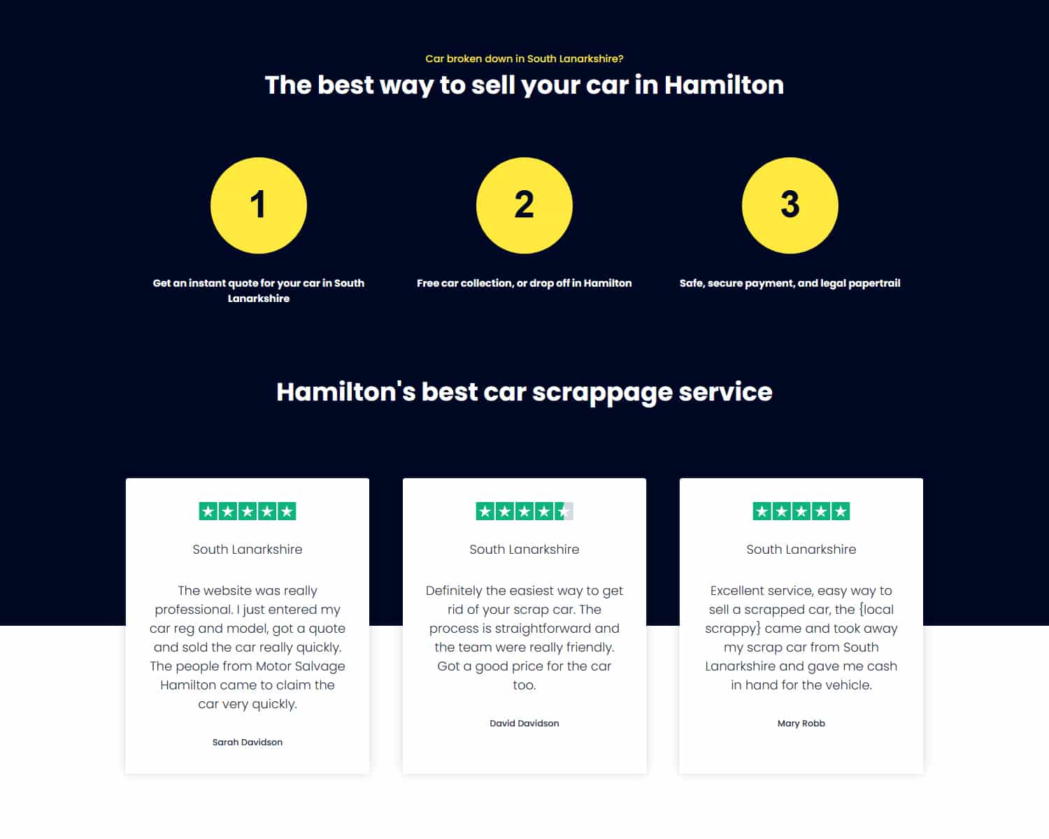 website design for car industry