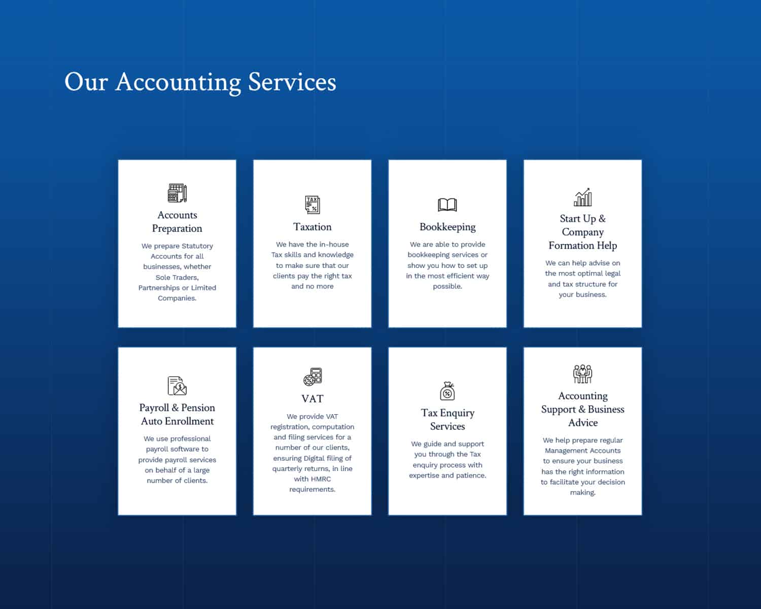 accountants website design