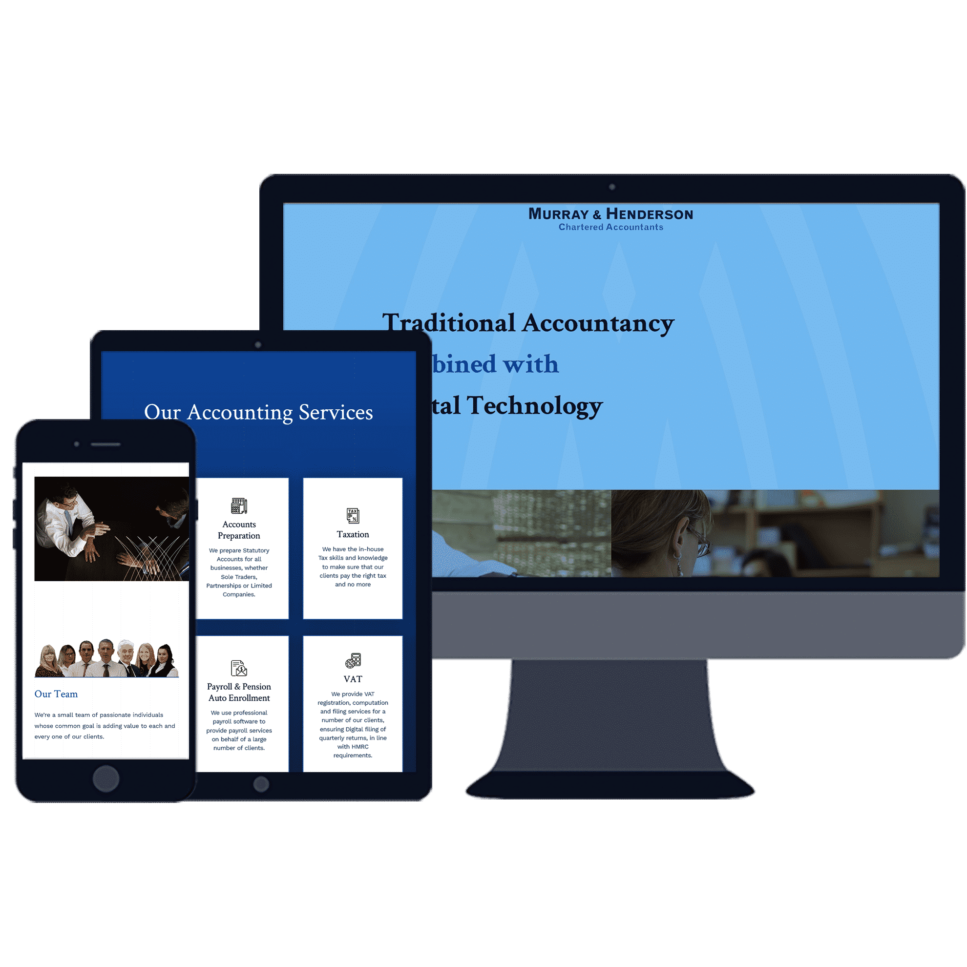 mobile friendly website for accountants