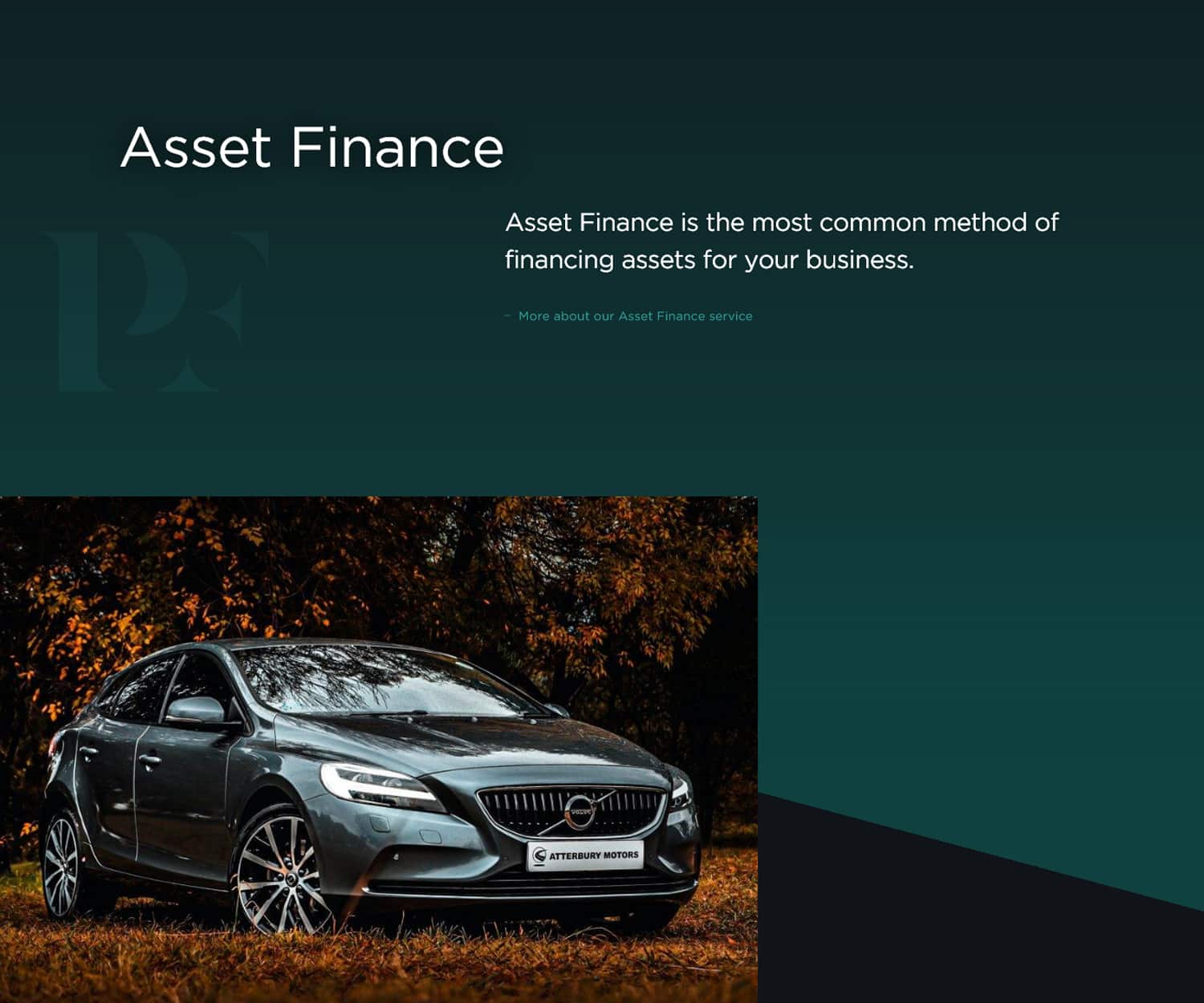 finance broker website design