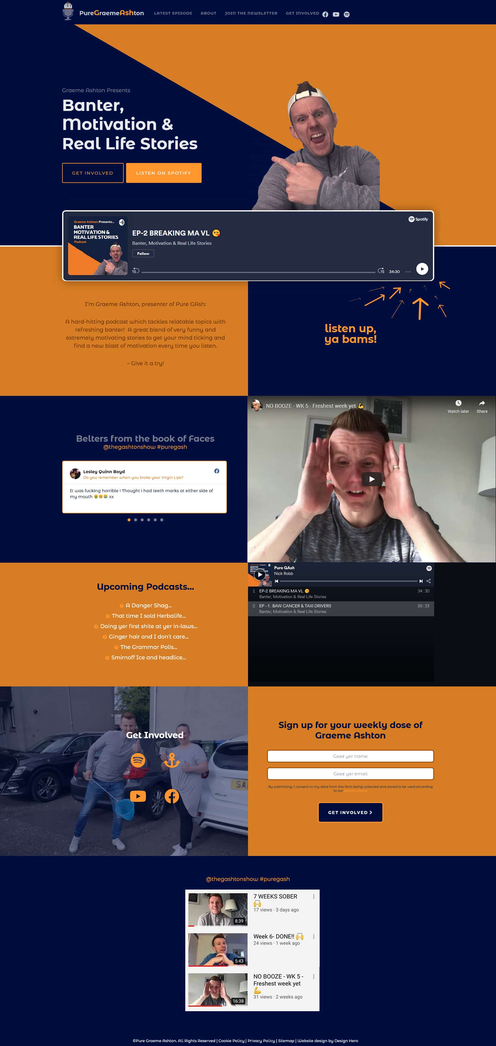 radio website for social media influencer