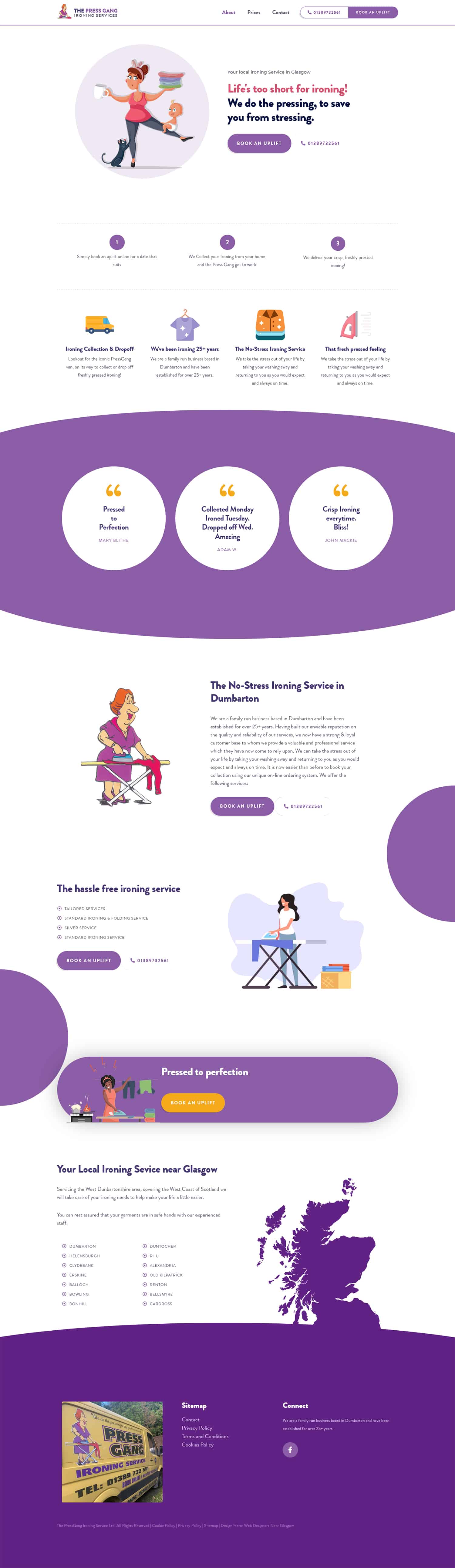 business website designers in Dumbarton