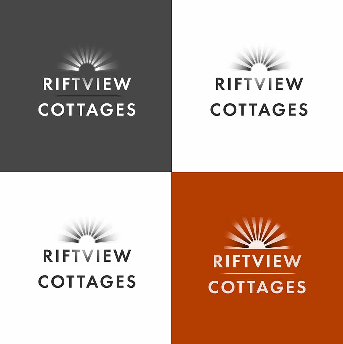 riftview cottage logo design