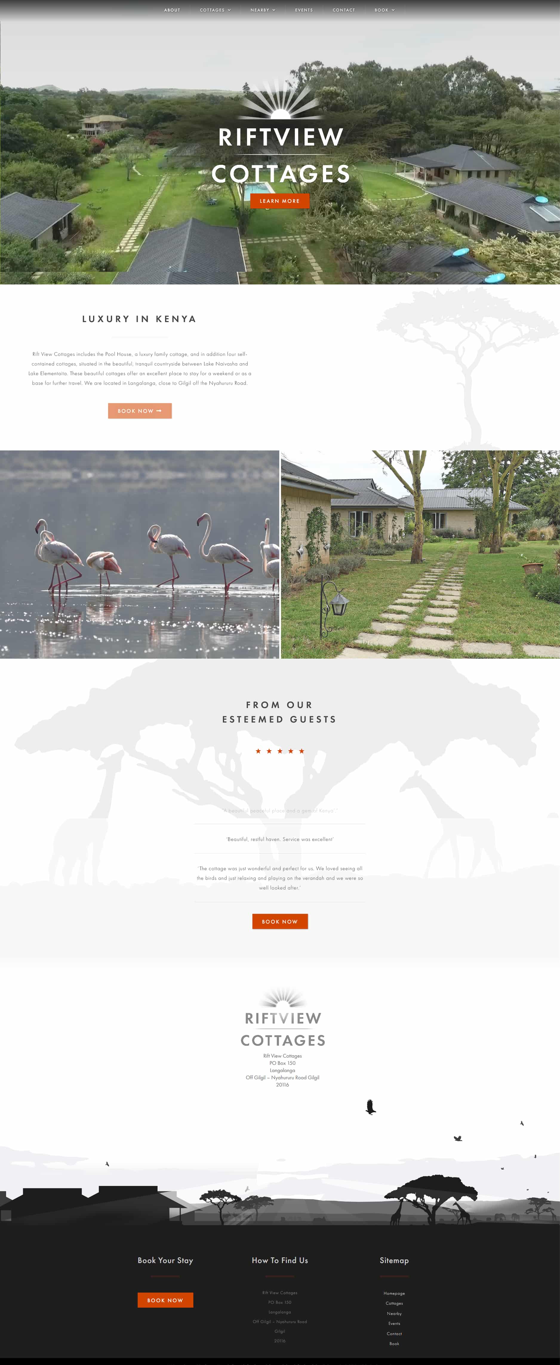 holiday Booking website design