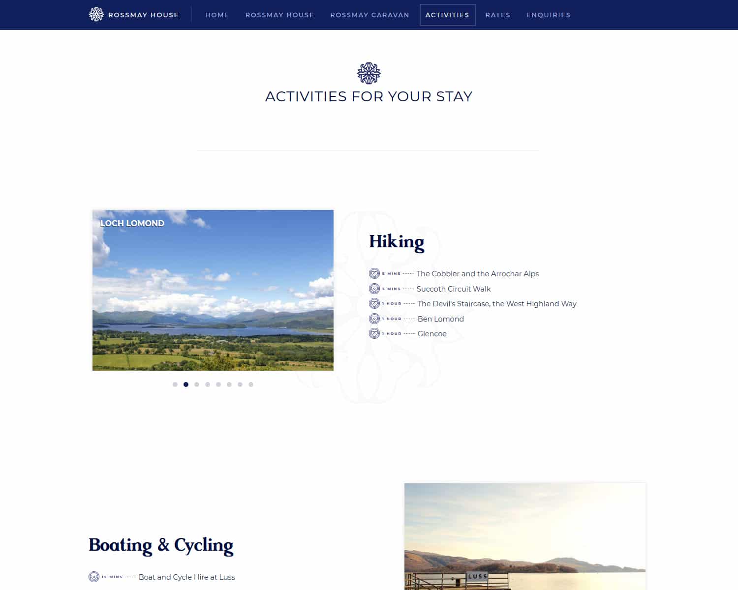 web design in Loch Lomond