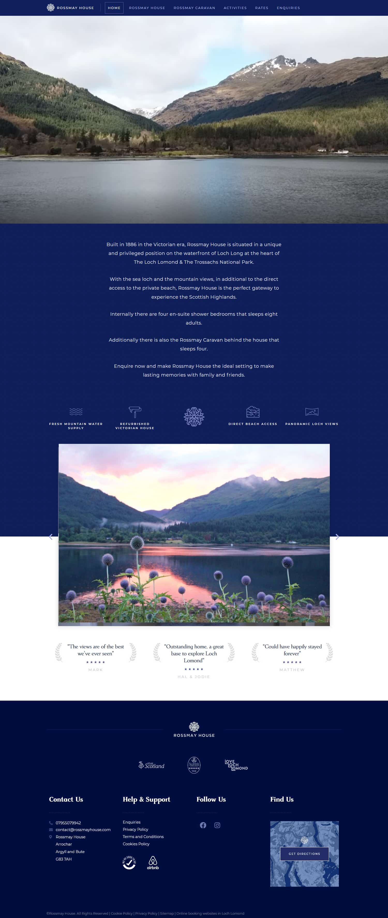 booking website in Loch Lomond