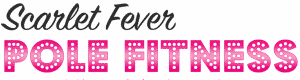 logo for scarlet fever pole fitness