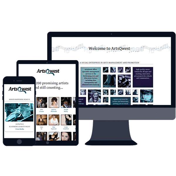 mobile responsive web design for charity business