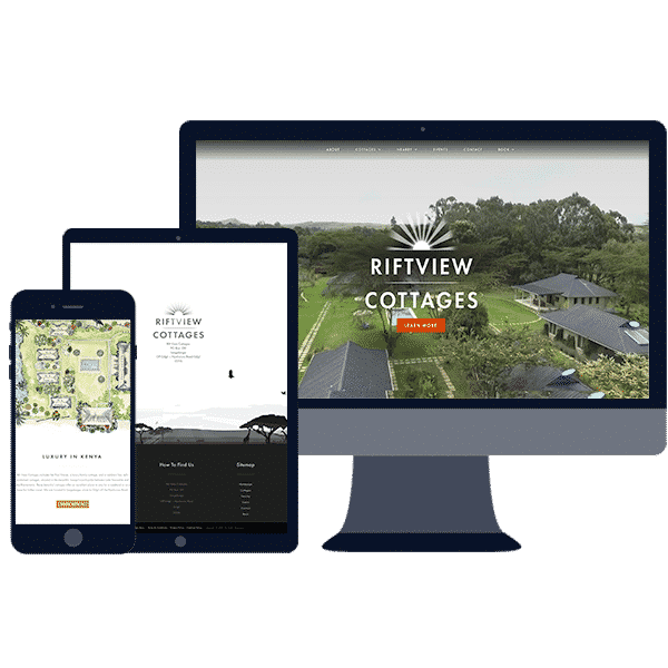 mobile responsive web design for hotels and holiday self catering